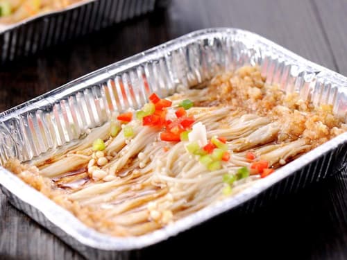 黑山锡纸烤金针菇